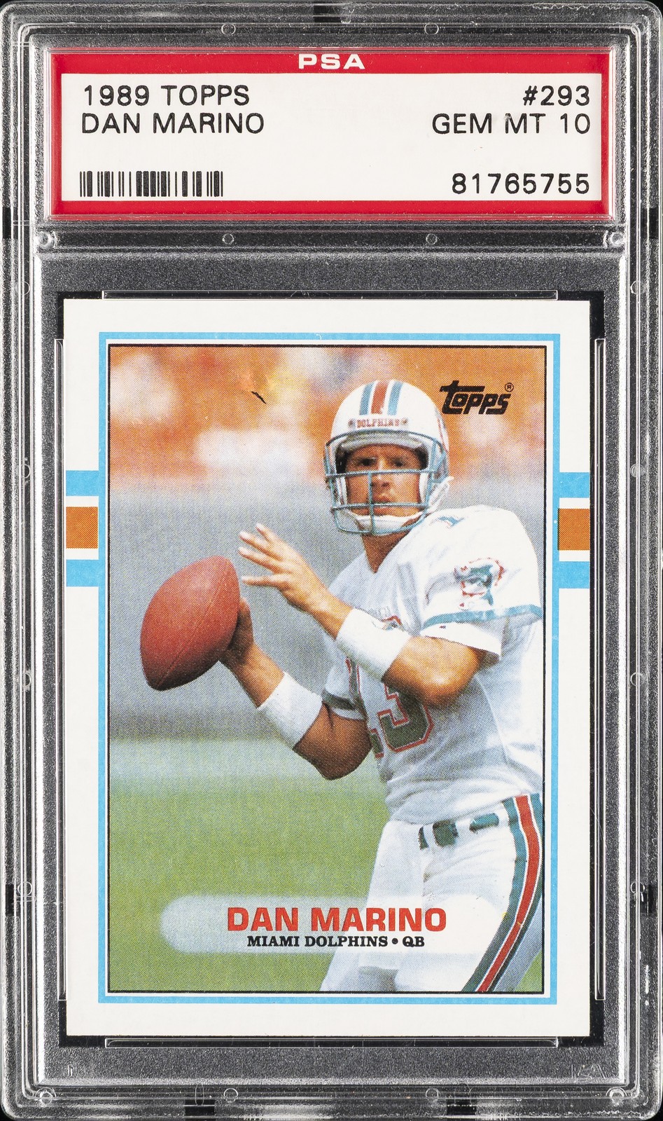 1989 TOPPS #293 DAN MARINO PSA 10