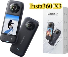 Insta360 X3 Waterproo 5.7K 360 AI Action Camera 4k, 72MP HDR Video 360 Photo