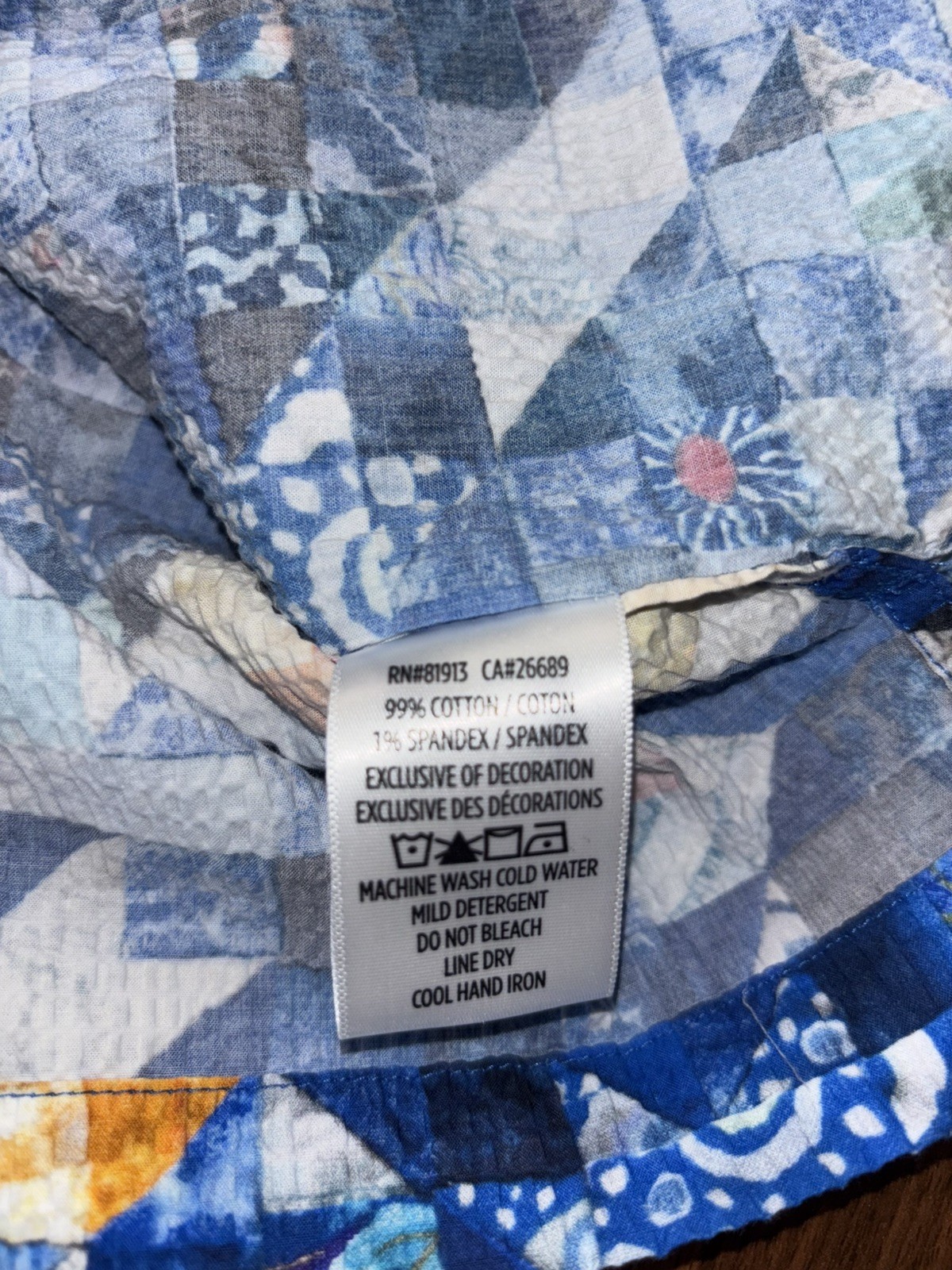 Robert Graham Sashiko Patchwork Print Regular Fit… - image 11