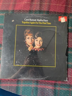 Carol Burnett & Martha Raye   Together Again For The First Time LP w/Shrink VG