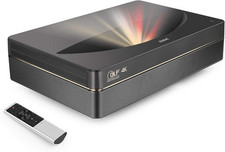 OMMC Projecteur De Cinéma Maison 4K UHD Laser TV | Luminosité 2500 ANSI Lumens |