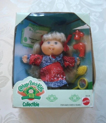 Cabbage Patch Kids Doll Mini Collectable 5"  Claudette Sharla & Accessories