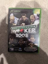 Image of Microsoft X Box World Championship Snooker 2003 Video Game & Case