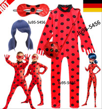  Kinder Mädchen Karneval Overall Set Ladybir...