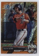 2017 Bowman Chrome Prospects Orange Shimmer Refractor 15/25 Heath Quinn nd3