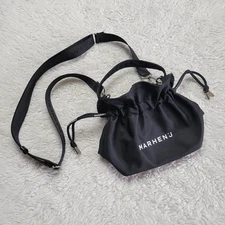 Marhen.J Satchel Bag Purse Crossbody Handbag Small Black Cinch Top