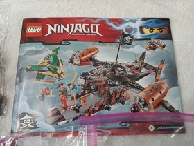 Ninjago LEGO 70605 Misfortune's Keep Box Manual 1 Sealed Bag (incomplete) No Fig
