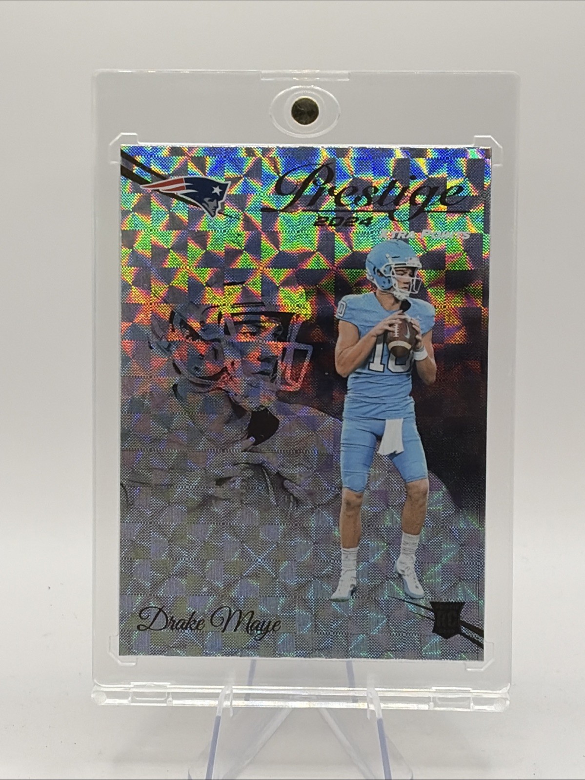 2024 Panini Prestige - Rookies Drake Maye #304 Xtra Points Hyper (RC)