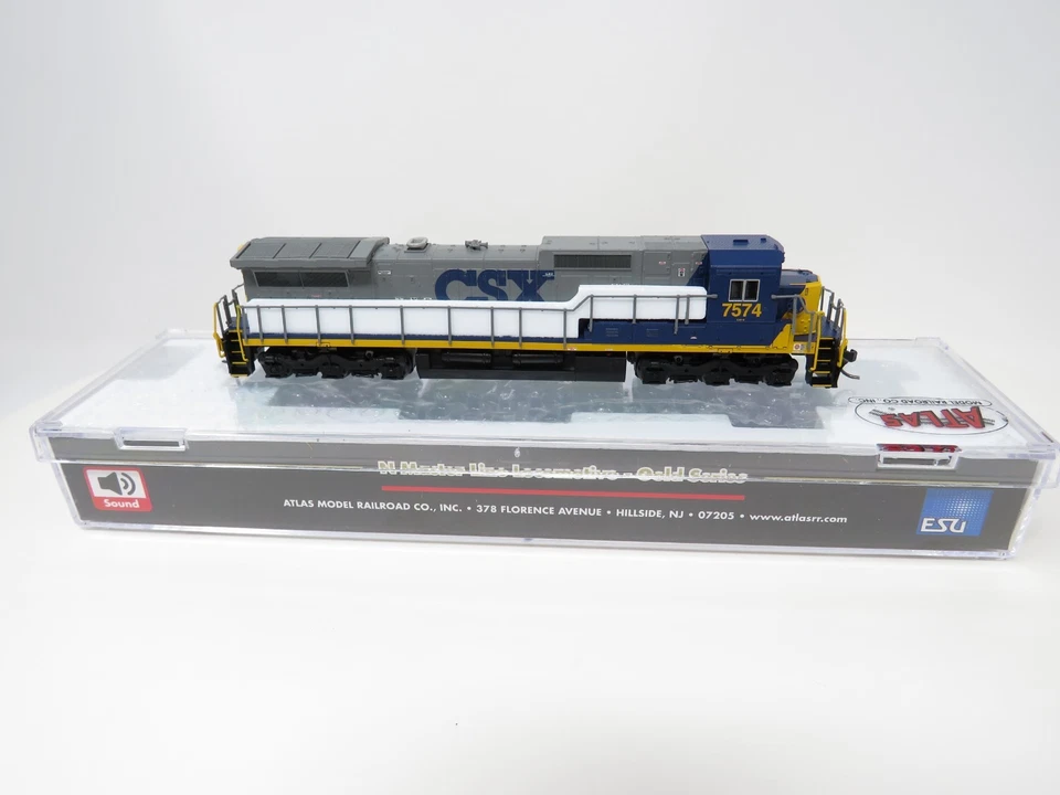 Atlas N 40005677 LokSound DCC CSX YN2 Dash 8-40C Diesel Locomotive Freight Train - Image 4 of 4