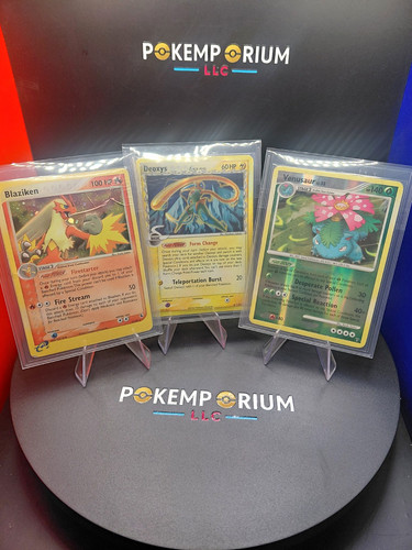 Pokemon TCG 3-Card Holo Lot Delta Species Blaziken Deoxys Venusaur 3/109