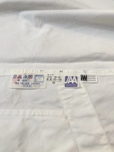 Vintage Issey Miyake IM Design Studio JAA Apron Jacket Coat White Size M Japan  image 4