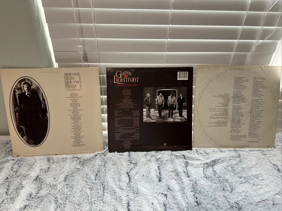 Gordon Lightfoot 3 Album LP Lot -Summertime Dream Dream Sweet Rose Endless Wire - Image 2 of 4