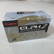 Canon ELPH 2 Point Shoot Film Camera Case Manual Box Retro Vintage