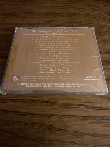 Time Life Music: Sounds Of the Eighties: The Mid '80s CD Brand New & SEALED! - Foto 2 di 2