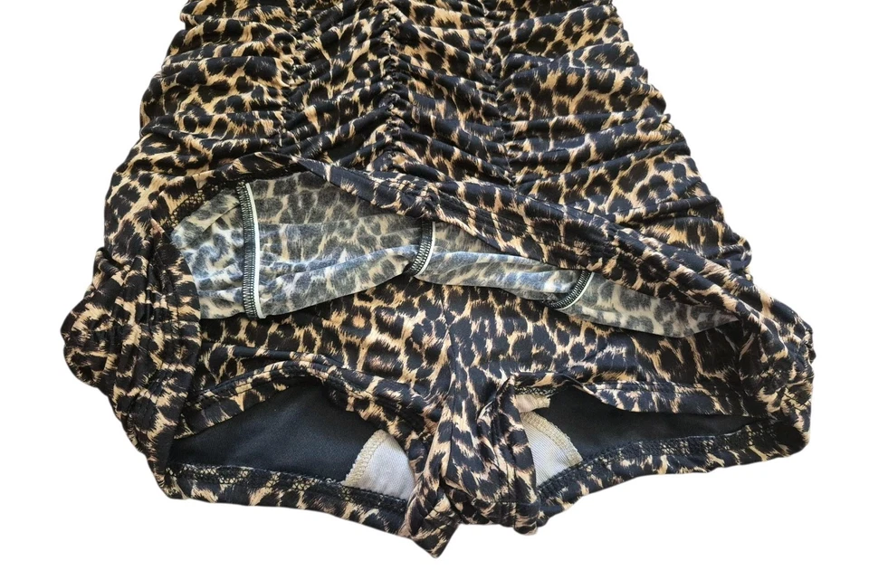 Traje de baño PINUP COUTURE Marilyn en leopardo retro Rockabilly talla pequeña (?) Foto 4 de 4