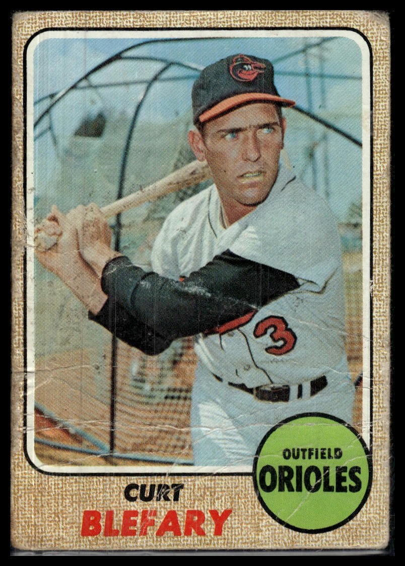 1968 Topps #312 Curt Blefary
