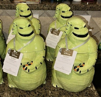 ($99) The Nightmare Before Christmas Oogie Boogie 11  Cookie Jar w/Sounds & Tags