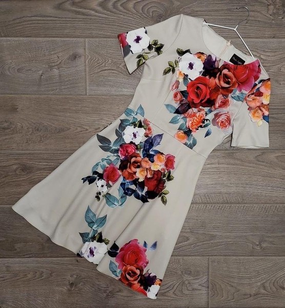Women Phase Eight Dress Multicolor Polyester 36
