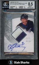 2008 UPPER DECK THE CUP STEVEN STAMKOS ROOKIE PATCH AUTO /99 BGS 8.5 AUTO 10