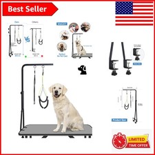 Sturdy Iron Dog Grooming Arm with Haunch Holder  Clamp   42.5 Inches