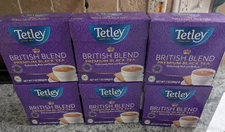 Tetley British Blend Premium Black Tea 6 BOX Total 240 Tea Bags