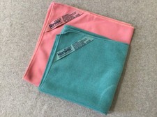 Norwex Cleaning Cloth Set - Teal Enviro Cloth - Pink Window Cloth NEW YD-G