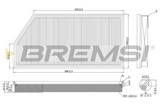BREMSI Luftfilter für Mercedes-Benz E-Klasse T-Model S213 W213 S205 C 220 D