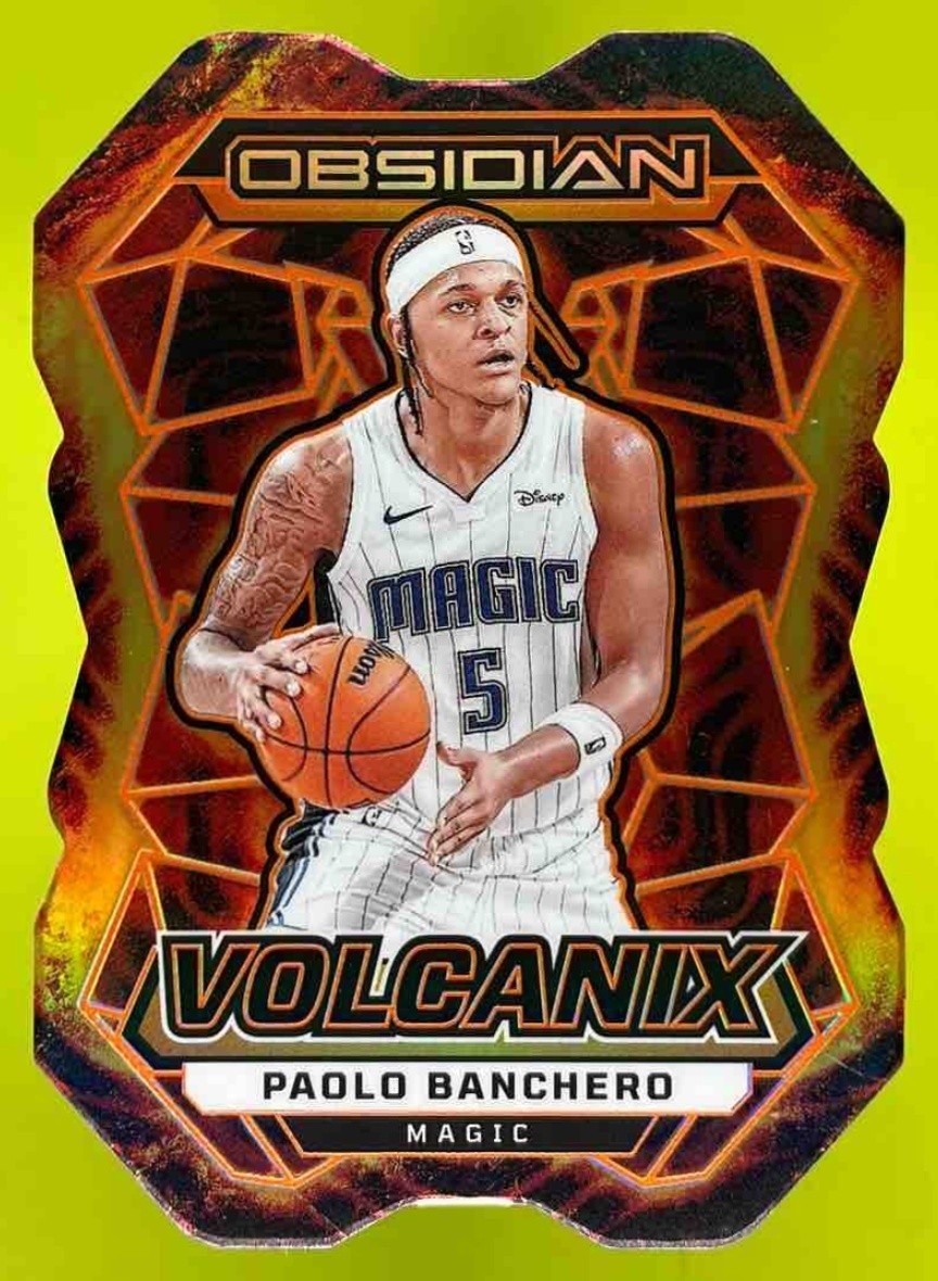 2023-24 Panini Basketball Obsidian Paolo Banchero Volcanix #16 Orlando Magic