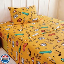 Homilay Twin Sheets Set Kids - 3 Piece Sheets for Boys, Girls, Teens, Toddler