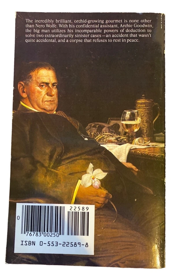 Nero Wolfe Mystery Paperback "Not Quite Dead Enough" By Rex Stout Bantam... - Image 2 of 4