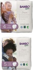 Premium Eco-Friendly Baby Diapers Size 4 27 Count  Size 5 25 Count
