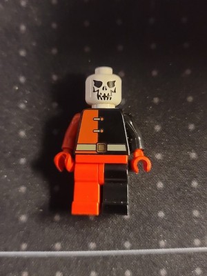 Lego Ogel Minifigure Torso + Legs, Black Shirt Red Panel Buttons Gold Buckle