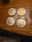 Four 40% silver Kennedy Half Dollars - 66, 67, two 68-D
