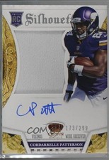 2013 Panini Crown Royale Silhouettes 173/299 Cordarrelle Patterson #204 Auto 7l6
