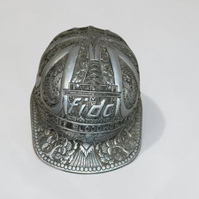 Vintage McDonald MSA Aluminum Hard Hat Engraved Mining Helmet Jogya Indo