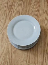 Set Of 4 Williams Sonoma Open Kitchen Dessert Appetizer Plates White 7.5" 