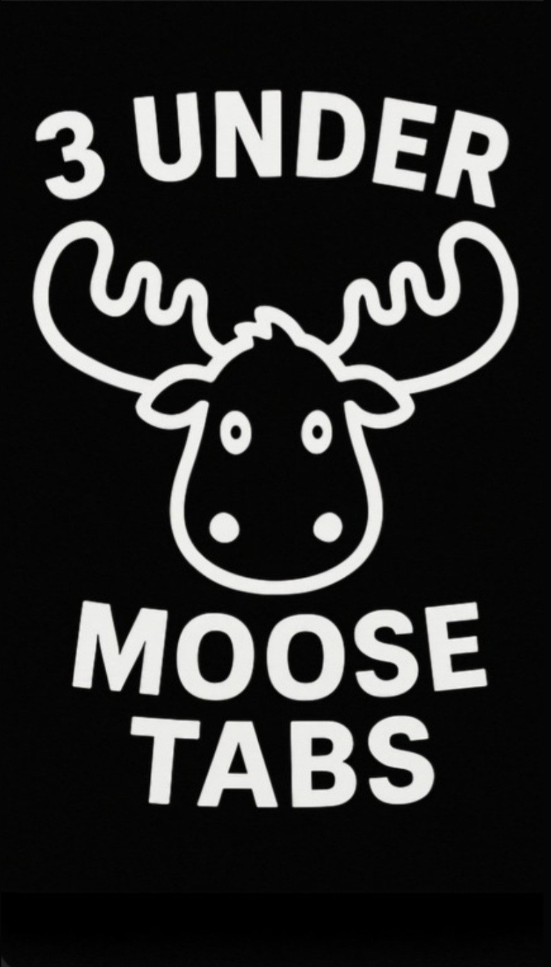 Three Under Moose Leather Shooting Tabs-Handcrafted