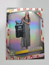 2025 Panini Prizm WNBA #85 Ajsa Sivka WNBA Logo Prizms