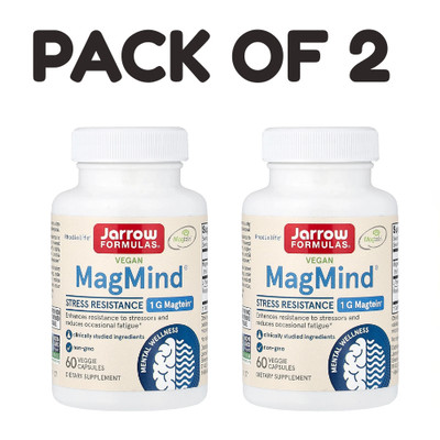 Vegan MagMind , Stress Resistance, 60 Veggie Capsules PACK OF 2