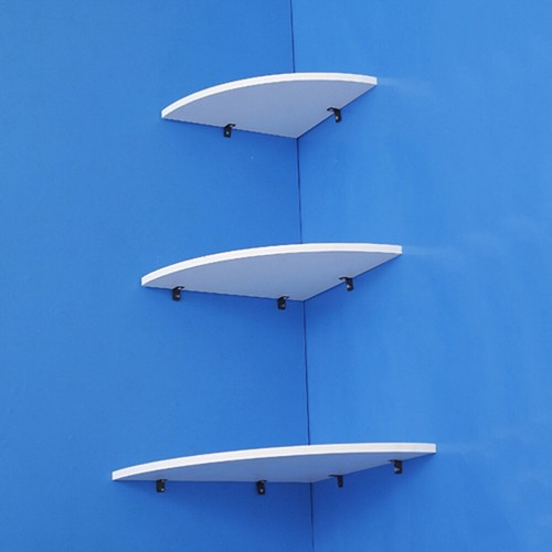 3Pcs Hanging Wall Mount Floating Shelves Corner Bookshelf Display Racks wi - 第 8/13 張圖片