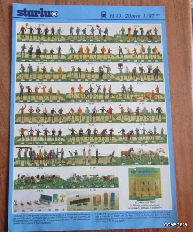 CATALOGUE STARLUX FIGURINES batiments années 1980-1990 EUR 30,00 - ES