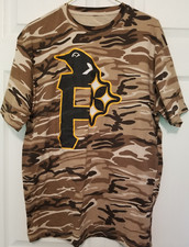 Pittsburgh Penguins Hockey Shirt Camo Design Logo Short Sleeve Unisex Large ??