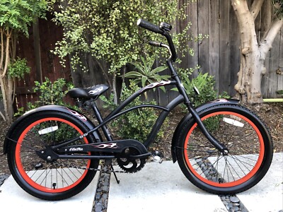 RARE 20” Electra RAT ROD Bicycle Beach Cruiser Black Wheels