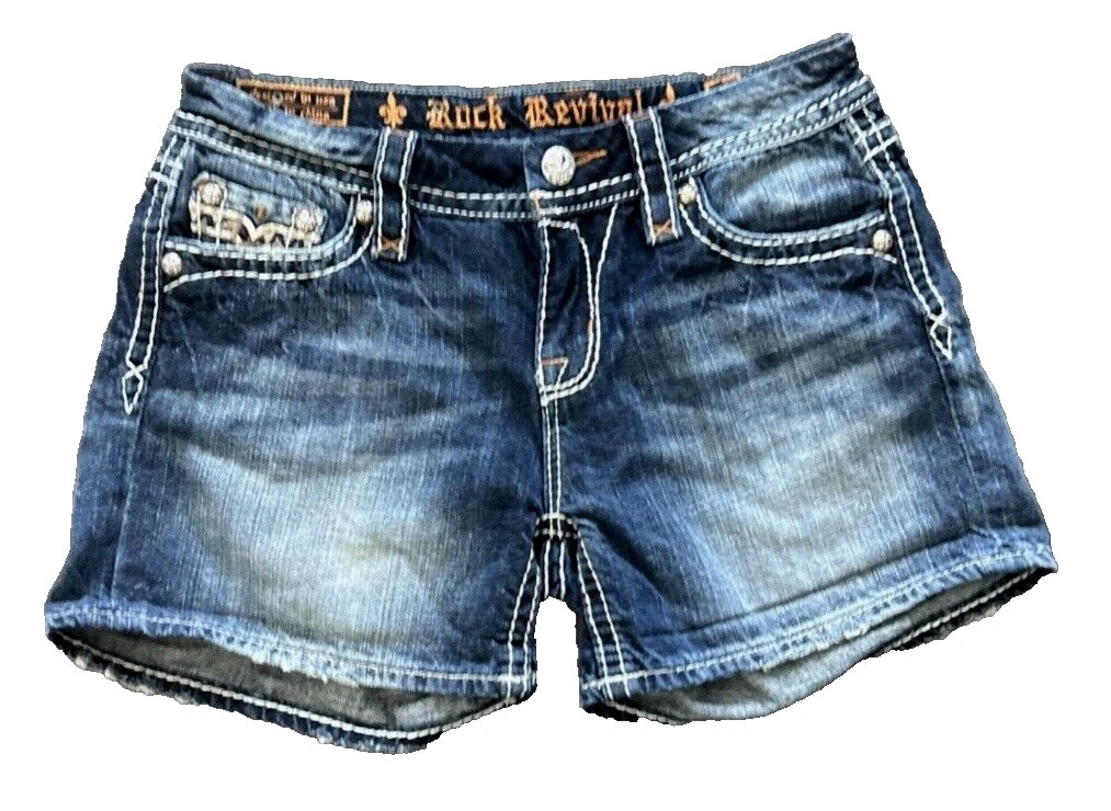 Ropa de tamaño regular Rock Revival de cuero para mujeres