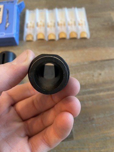 Vintage Geo M. Bundy 3 Alto Clarinet Mouthpiece With Cap + New Reeds NICE !! - Picture 5 of 9