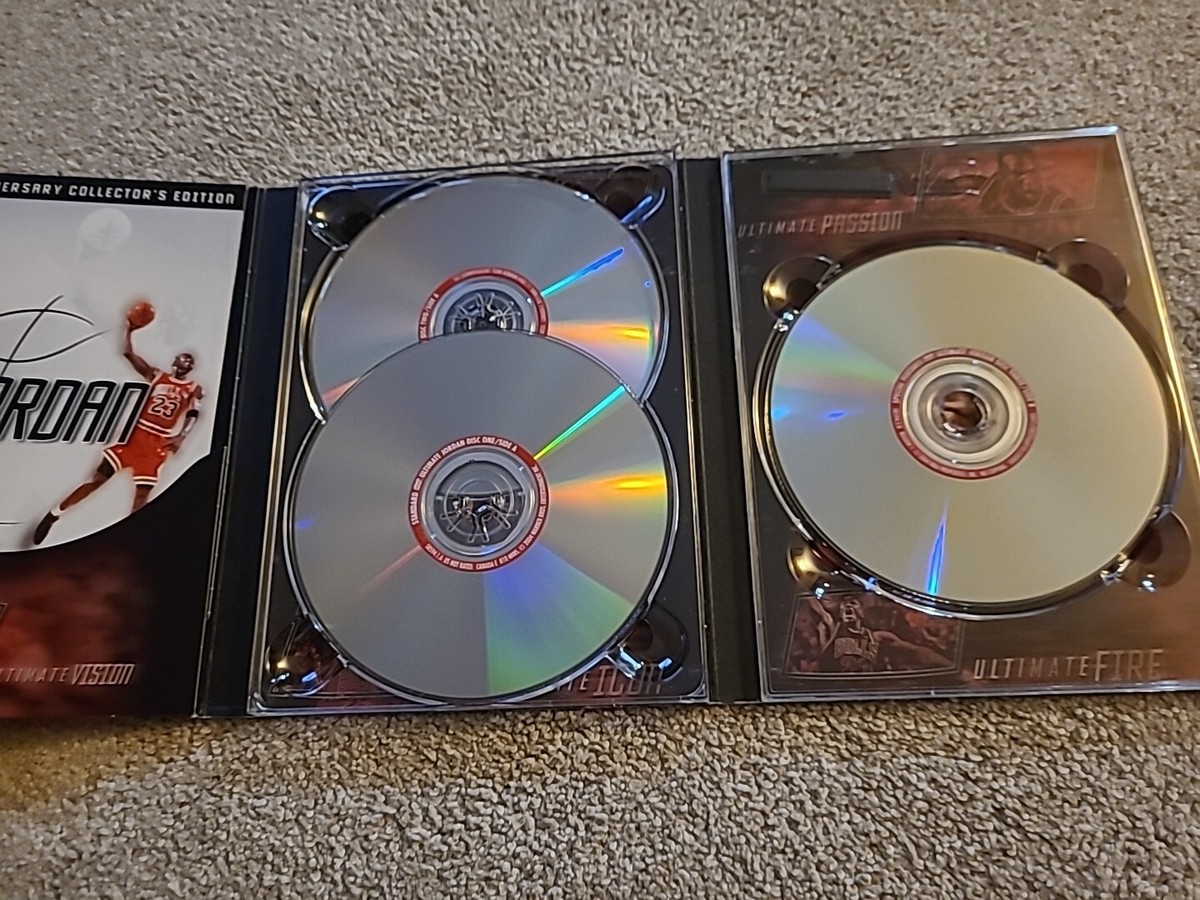 NBA Ultimate Jordan: 20th Anniversary Collectors Edition (DVD, 3