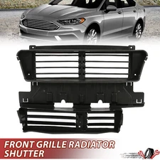Front Grille Radiator Shutter Assembly For Ford Fusion 2017-2019 2020 #HS7Z8475C