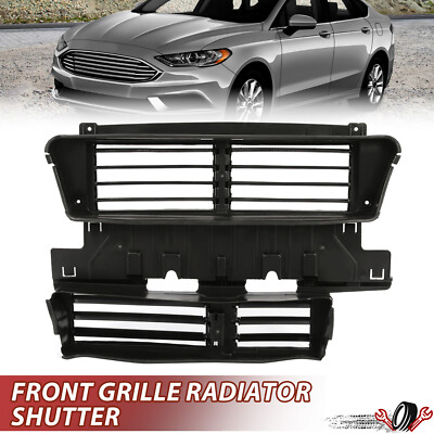 Front Grille Radiator Shutter Assembly For Ford Fusion 2017-2019 2020 #HS7Z8475C