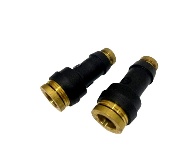 PARKER PUSH TO CONNECT FITTINGS 3/8 OD X 1/4 32PTC-6-4 - LOT OF 2