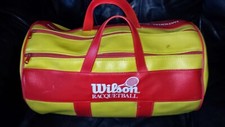 Vintage 1978 Wilson National Amateur Racquetball Championships Bag Yellow Red
